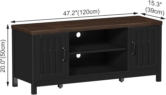 ChooChoo Farmhouse TV Stand for Televisions up to 55 inches, Entertainment - Image 3