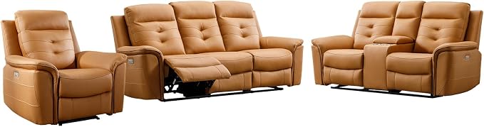 ANJ 3-Piece Power Recliner Sofa Set - Image 8