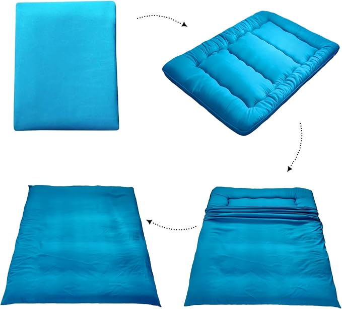 MAXYOYO Japanese Floor Mattress Futon Mattress, Thicken Tatami Mat Sleeping Pad - Image 6