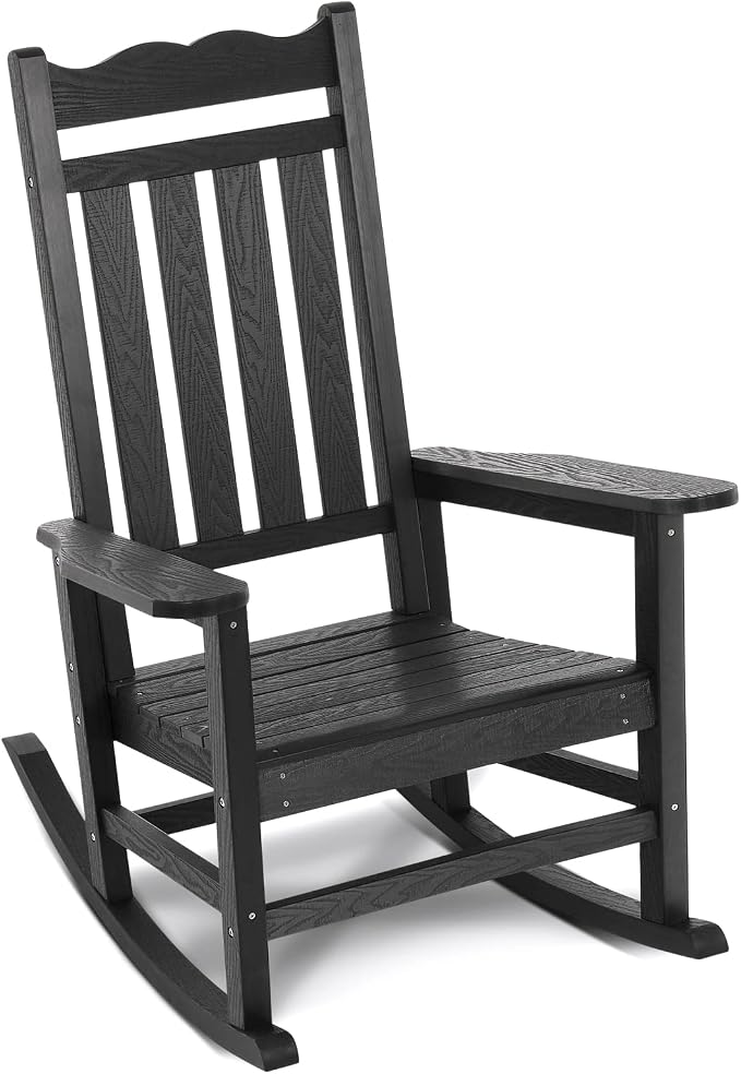 Stoog Patio Rocking Chair, All-Weather Porch Rocker, 400 lbs Weight Support by Stoog