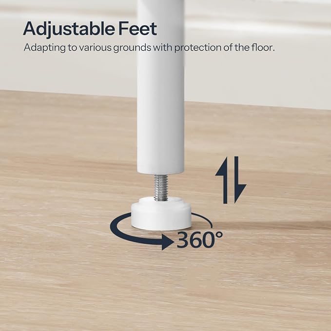 HOOBRO Side Table with Charging Station, Nightstand with 2-Layer Storage Shelves - Image 7