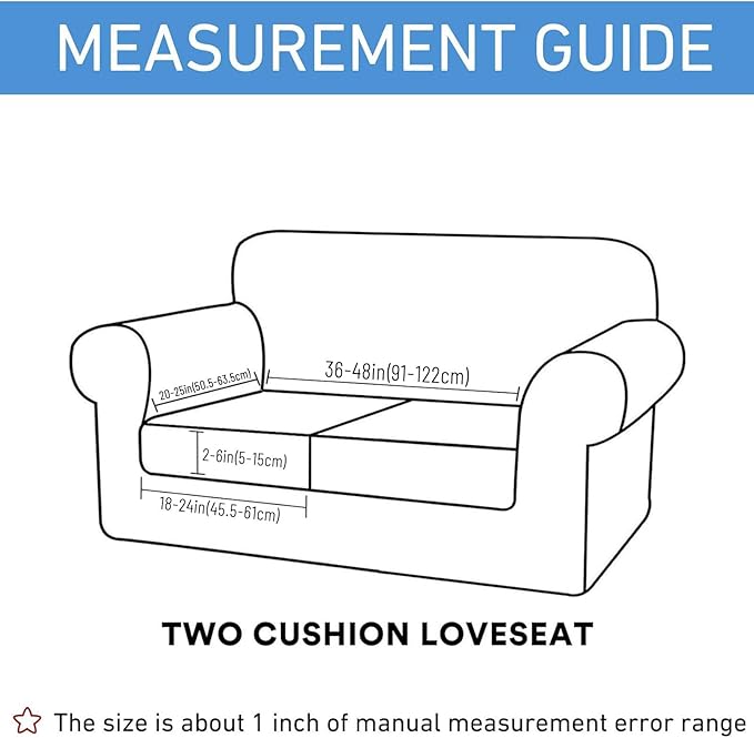 hyha Waterproof Couch Cushion Covers, Washable Sofa Cushion Slipcovers - Image 6