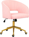 Home Office Chair Swivel Velvet Desk Chair Accent Armchair Upholstered Modern by KCC