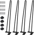 SMARTSTANDARD 20 Inch Heavy Duty Hairpin Furniture Legs, Metal Home DIY Projects by SMARTSTANDARD