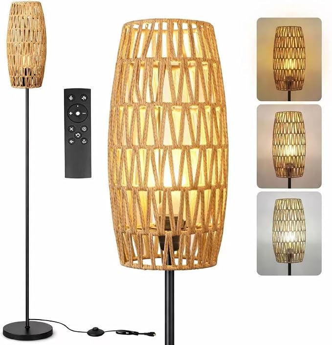 Ruiever Floor Lamp for Living Room, Farmhouse Floor lamp, Modern Standing lamp by Ruiever