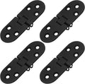 Piutouyar 4PCS Butler Tray Heavy Duty Folding Flip Top Hinge 180 Degree Round by Piutouyar