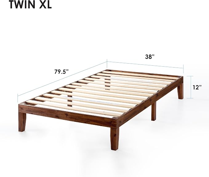 Mellow Naturalista Classic 12 Inch Solid Wood Platform Bed - Image 2