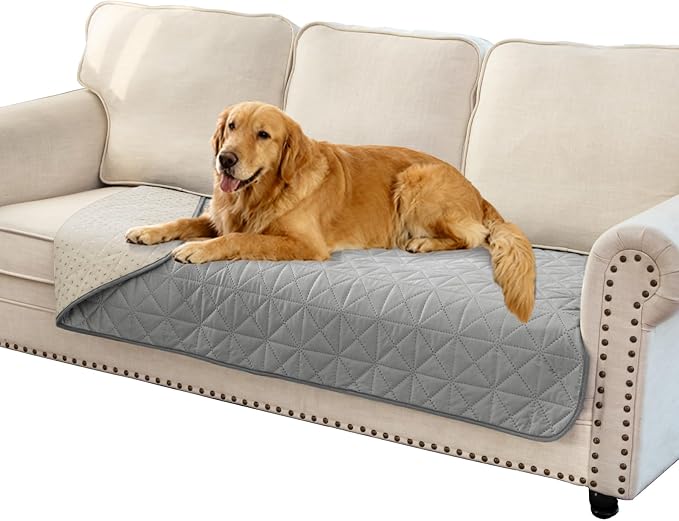 Ameritex Sofa Cover Waterproof for Seats Couch Cover for Dogs Pet Couch Cover - Image 5