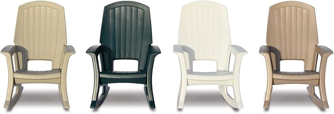 Semco Plastics Rockaway Heavy Duty All Weather Outdoor Rocking Chair - Image 8