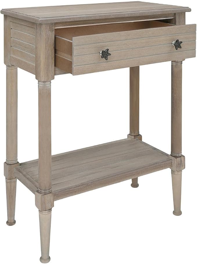 Linon Seaboard Accent Table Natural - Image 3