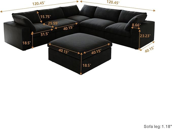 Cloud Couch Modular Sectional Sofa - Image 2