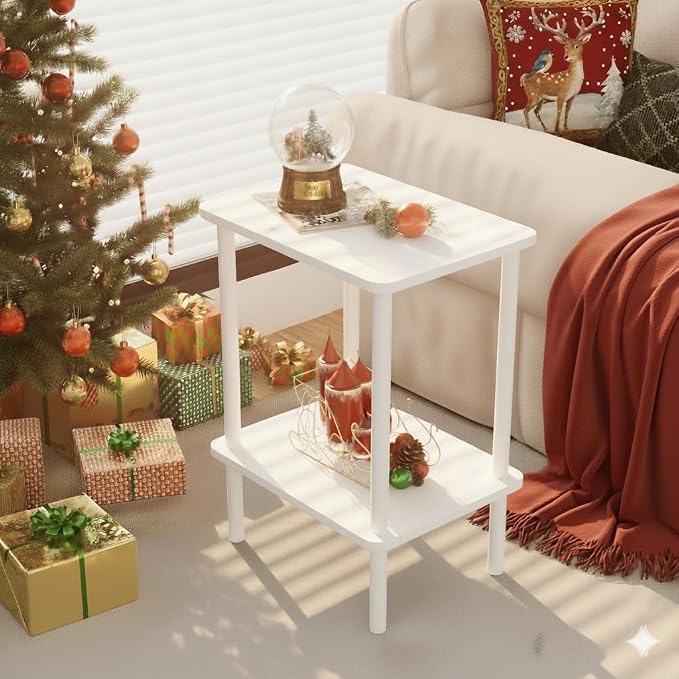 Apicizon 2 Tier End Table, Small Side Table - Image 2