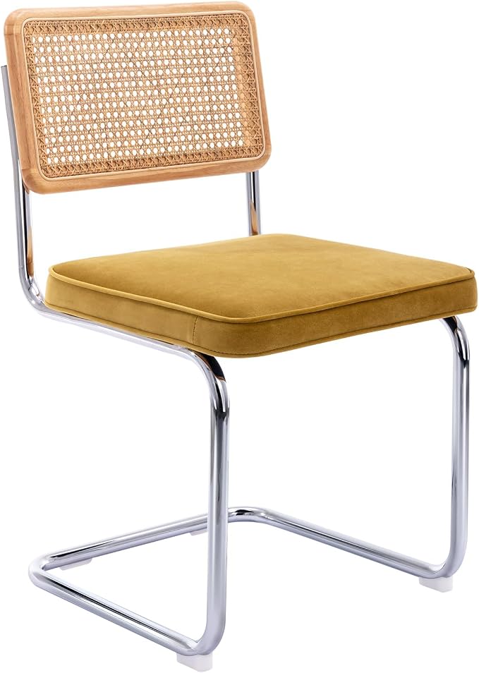 Zesthouse Dining Chairs Set of 4, Natural Rattan Accent Chairs - Image 9