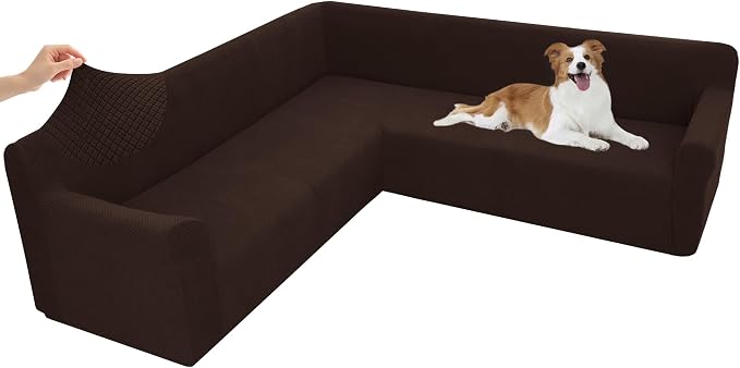 Arfntevss Stretch Sectional Couch Covers L Shaped Corner Sectional Sofa Cover by Arfntevss