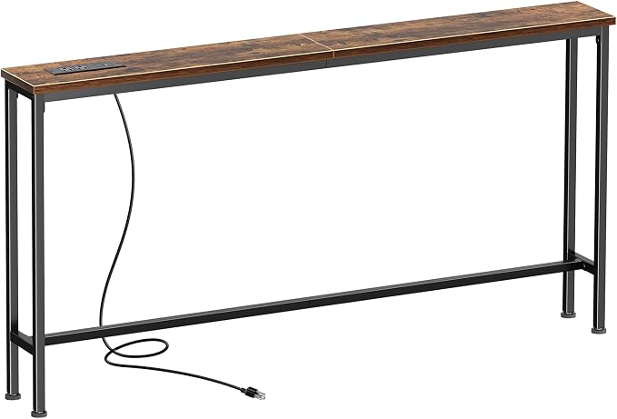 SUPERJARE 51.2 Inch Sofa Table by SUPERJARE