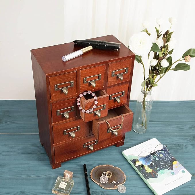 Apothecary Drawers Wooden Apothecary Cabinet - Image 4