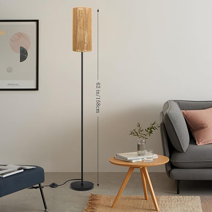 Ruiever Floor Lamp for Living Room, Farmhouse Floor lamp, Modern Standing lamp - Image 2