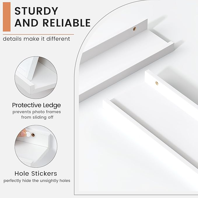FLYJOE Floating Picture Ledge Shelves - Image 4