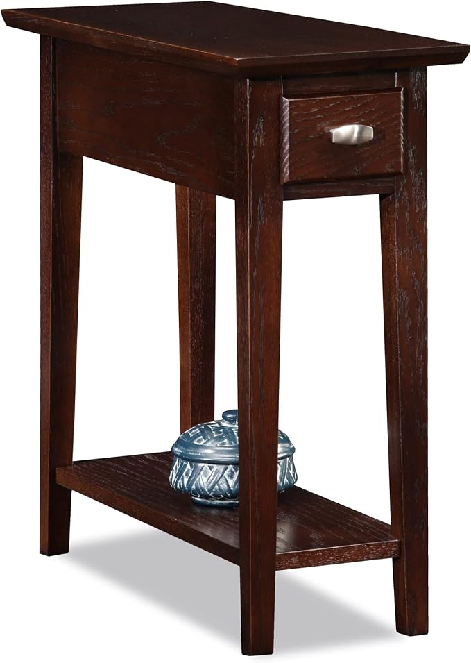 Leick Home 15-In Wide End Table, Solid Wood Construction, One Drawer, One Lower by LeickFurniture