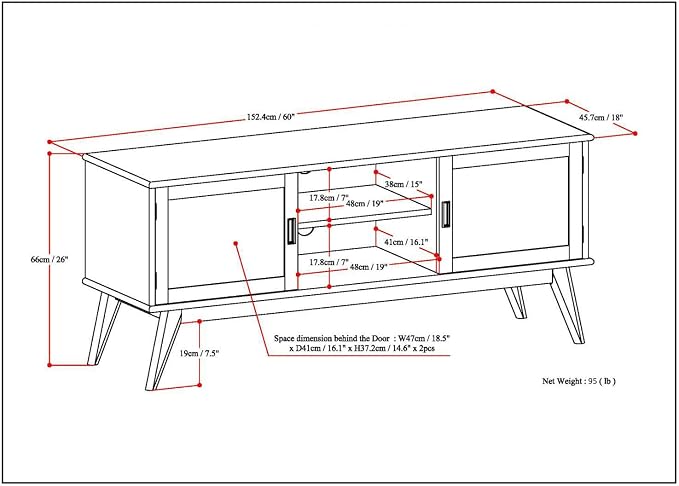 SIMPLIHOME Draper TV Stand - Image 14