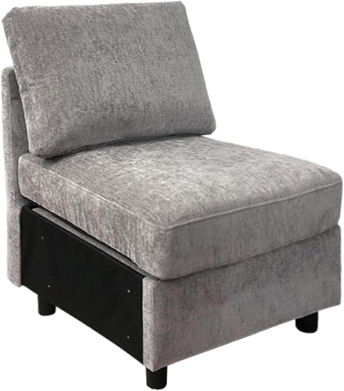 WUTUTUEE Middle Seat Module for Modular Sectional Couch Sofa, Living Room by WUTUTUEE