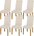 BIETYONE Stretch Dining Chair Covers Set of 6, Soft Removable Washable Kitchen by BIETYONE