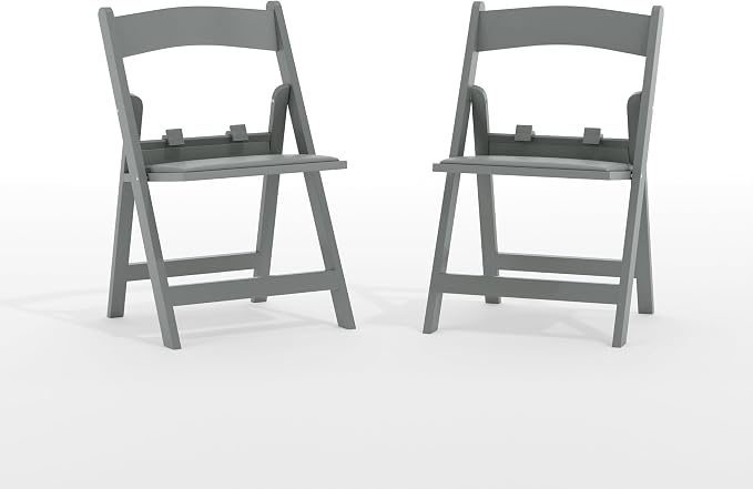 Flash Furniture Hercules Set of 2 Kids Gray Resin Folding Chairs by FlashFurniture