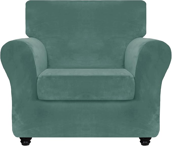 ZNSAYOTX Luxury Velvet Chair Slipcovers by ZNSAYOTX