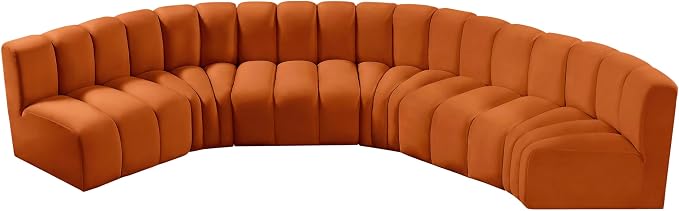 Meridian Furniture 103Cognac-S6B Arc Collection Modern | Contemporary Modular - Image 4
