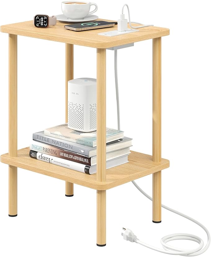 Apicizon 2 Tier End Table, Small Side Table - Image 9