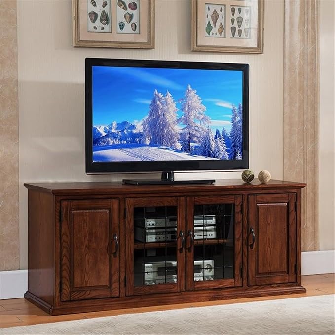 Leick Home 80360 Leaded Glass TV Stand - Image 2