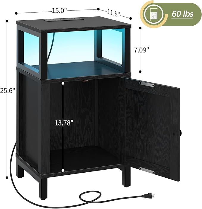 Yoobure Farmhouse NightStand - Image 3