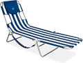 Ostrich Beach Lounge Chair, Folding & Reclining Outdoor Chaise Lounger by OstrichProducts