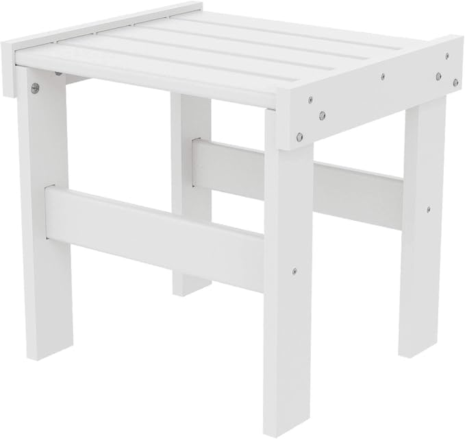 Castaway Living White Nest Side Table, Constructed of Eco-Friendly Durawood by CastawayLiving