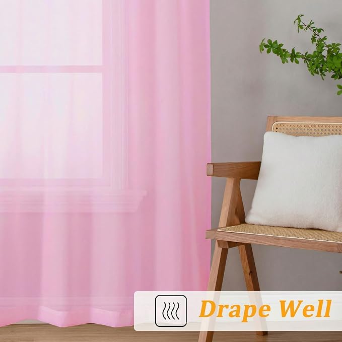 Gwine Sheer Curtains 63 Inch Length - Image 6