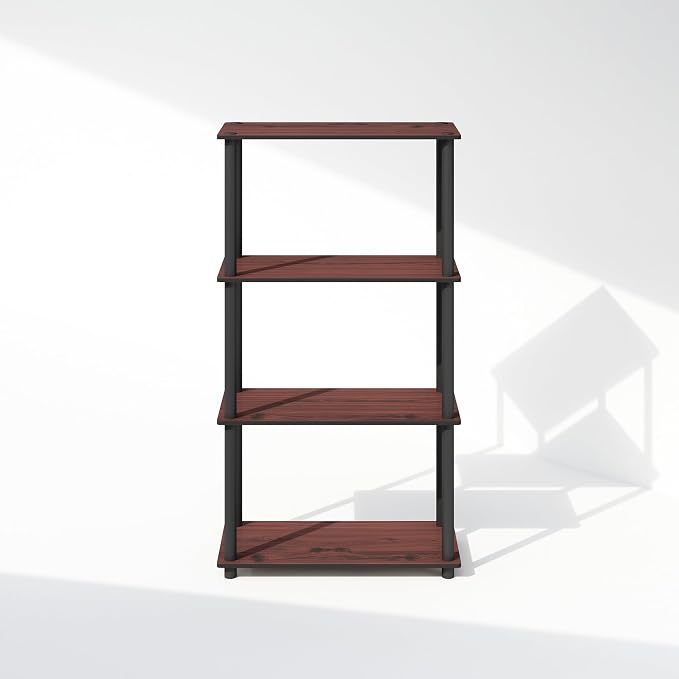 Furinno Turn-N-Tube Book Shelf, 4-Tier Bookshelf, Bookcase - Image 8