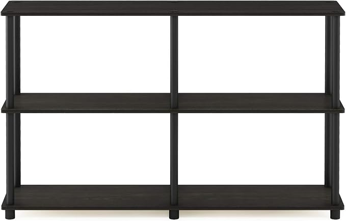 Furinno TURN-N-TUBE Storage Shelves, 3-Tier 47.4 Wide Book Shelf, Corner Shelf - Image 8