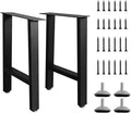 H Bench Legs 16 Inch Metal Coffee End Table Legs by ITeeLas