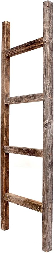 BARNWOODUSA Rustic Decorative Ladder - Image 2