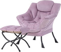 Tiita Lazy Chair with Ottoman, Comfy Leisure Sofa Reading Chair with Footrest by TiitaHome