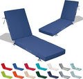 72x21x4in Lounge Cushions for Outdoor Furniture, Outdoor Lounge Chair Cushions by Odsiikly