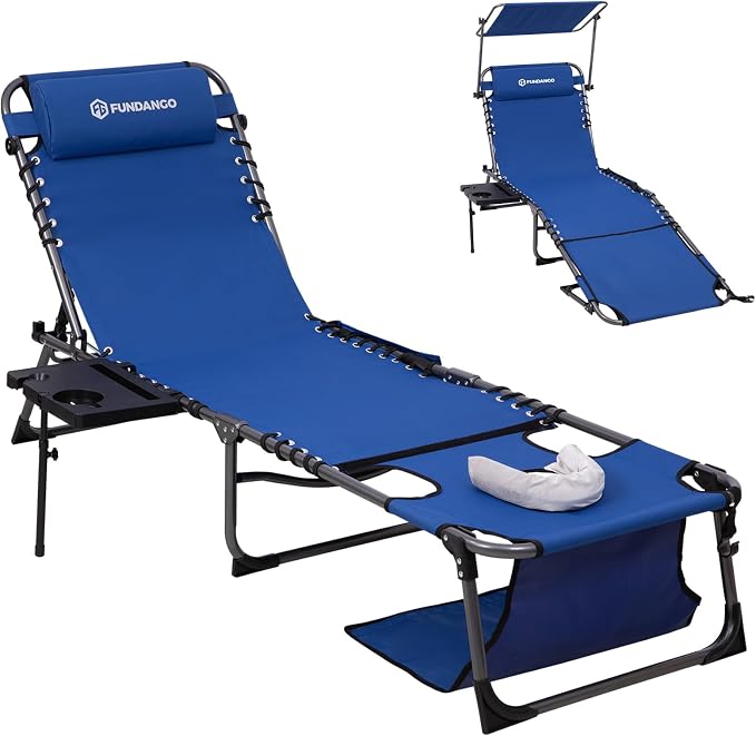 FUNDANGO Heavy Duty Tanning Chair by FUNDANGO
