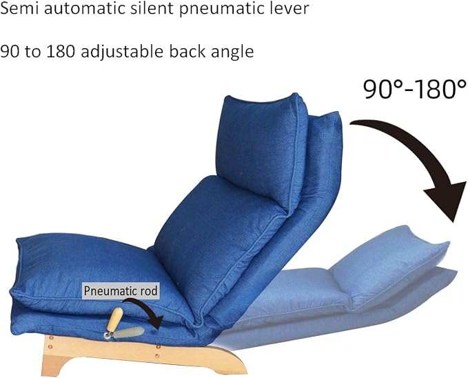 Floor Chair Single Lazy Sofa Leisure Balcony Reclining Japanese Tatami - Image 4