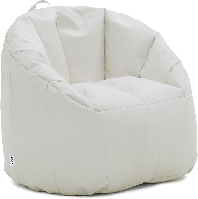 Big Joe Milano Outdoor Beanbag Chair White Marine by BigJoe