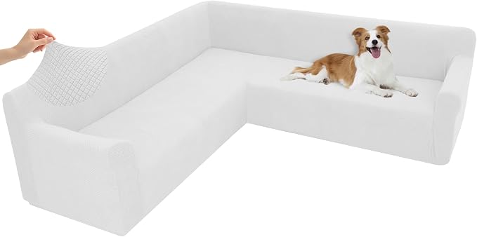 Arfntevss Stretch Sectional Couch Covers L Shaped Corner Sectional Sofa Cover by Arfntevss