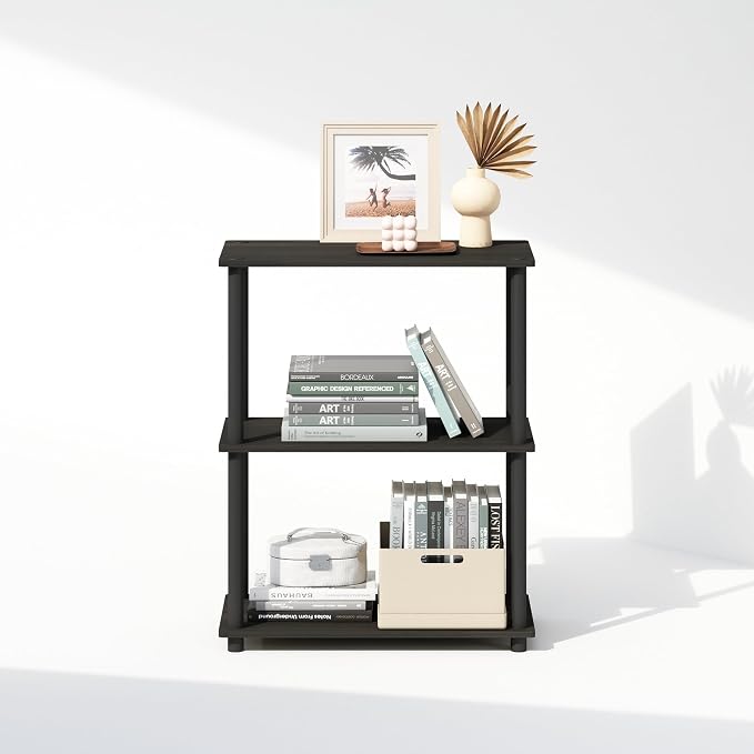 Furinno Turn-N-Tube Book Shelf, 3-Tier Bookshelf, Bookcase - Image 6