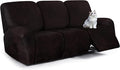 ANARACHON Leather Look Recliner Couch Cover, 8-Pieces Stretch Recliner Sofa by ANARACHON