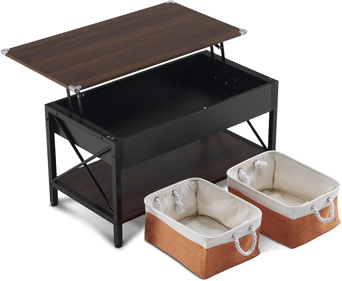 VINGLI 36" Lift Top Coffee Table - Image 7