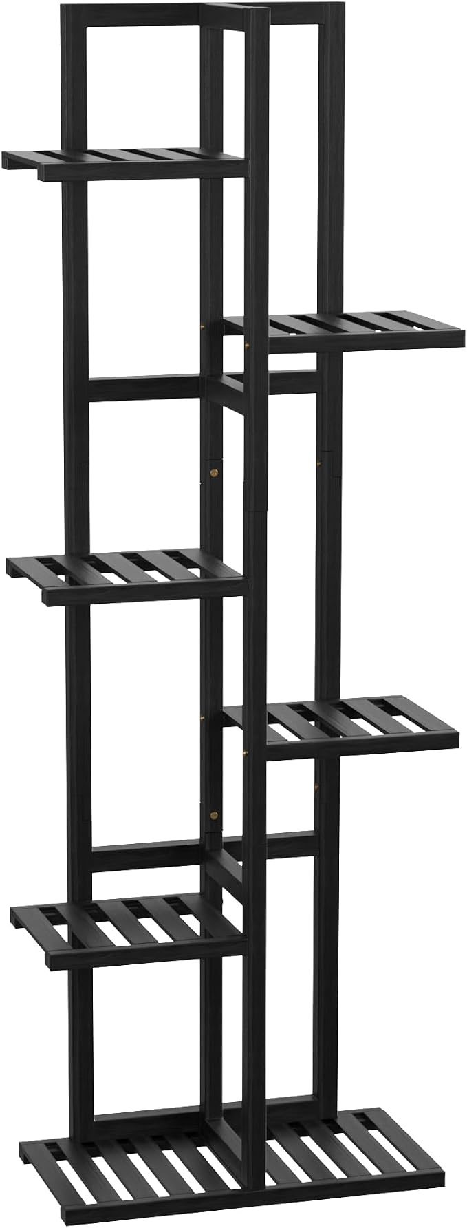 ROMGUAR CRAFT 6 Tier Bamboo Plant Stand Indoor, Wood Tall Flower Holder Corner - Image 7