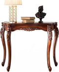 Traditional Carved Wood Console Table, Classic Entryway Table by Unknown